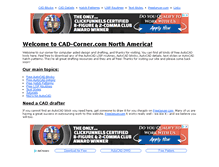 Tablet Screenshot of cad-corner.com